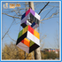Free Shipping Traditional 3D Box Kite 85cm*30cm For Kids Easy to Fly Fun Toys Sports Outdoor Adults Beginners With Handle & 100m Line