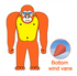 Free Shipping Giant 7m Gorilla Kite Line Laundry Soft Inflatable Outdoor Pendant Show Kite for Kite Festival 30D Ripstop Nylon with Bag