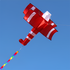 Free Shipping New High Quality 3D Single Line Red Plane Kite Sports Beach With Handle and String Easy to Fly Factory Outlet