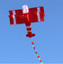 Free Shipping New High Quality 3D Single Line Red Plane Kite Sports Beach With Handle and String Easy to Fly Factory Outlet
