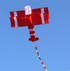 Free Shipping New High Quality 3D Single Line Red Plane Kite Sports Beach With Handle and String Easy to Fly Factory Outlet