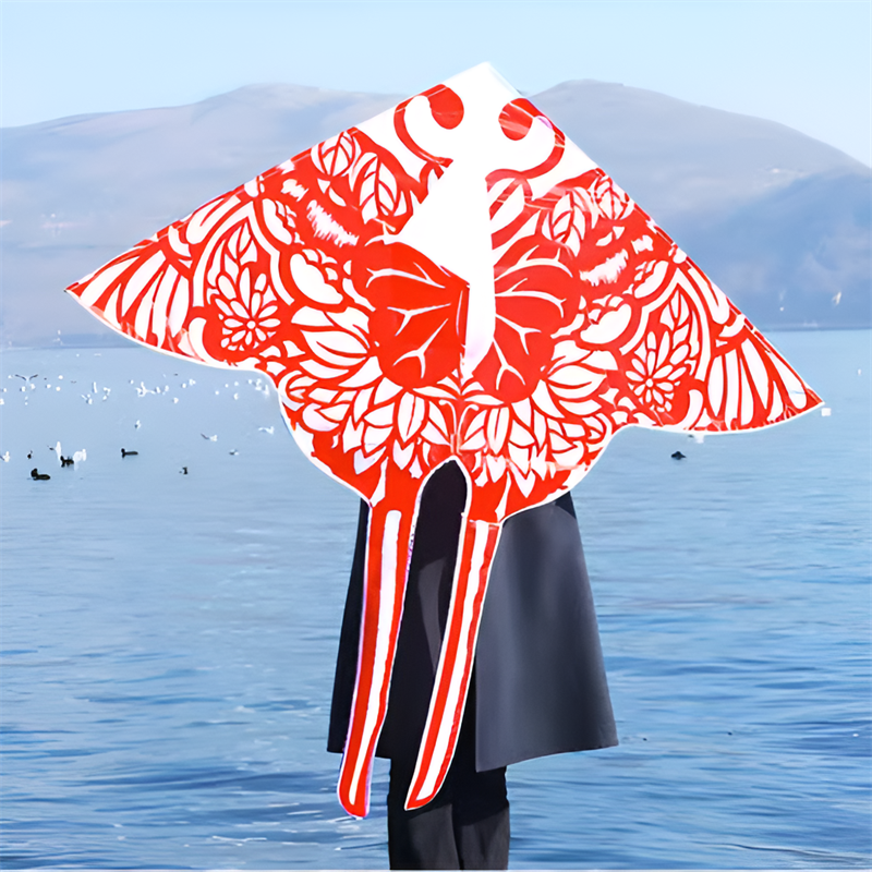 Free shipping 2023 new Weifang net red butterfly size kites for children breeze easy to fly handheld line roulette adults only