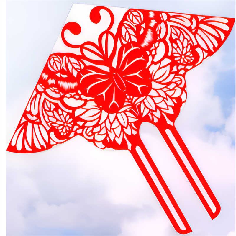 Free shipping 2023 new Weifang net red butterfly size kites for children breeze easy to fly handheld line roulette adults only
