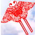 Free shipping 2023 new Weifang net red butterfly size kites for children breeze easy to fly handheld line roulette adults only