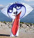 Free shipping 2023 new Weifang net red dog large and small kites for children breeze easy to fly handheld line roulette wheel for adults