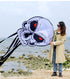 Free shipping 2023 new Weifang net red skull size kite children breeze easy to fly handheld line roulette adult special