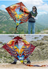 Free shipping 2023 new Weifang net red scorpion size kite children breeze easy to fly handheld line roulette adult special