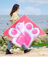 Free shipping 2023 new Weifang love cat claw size kite children breeze easy to fly handheld line roulette adult special