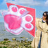 Free shipping 2023 new Weifang love cat claw size kite children breeze easy to fly handheld line roulette adult special