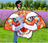 Free shipping 2023 new Weifang fan-shaped lion dance size kite children breeze easy to fly handheld line roulette adult special