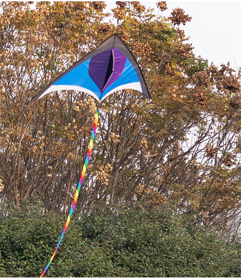 Free shipping 2023 new Weifang net red long tail size kite children breeze easy to fly handheld line roulette adult special