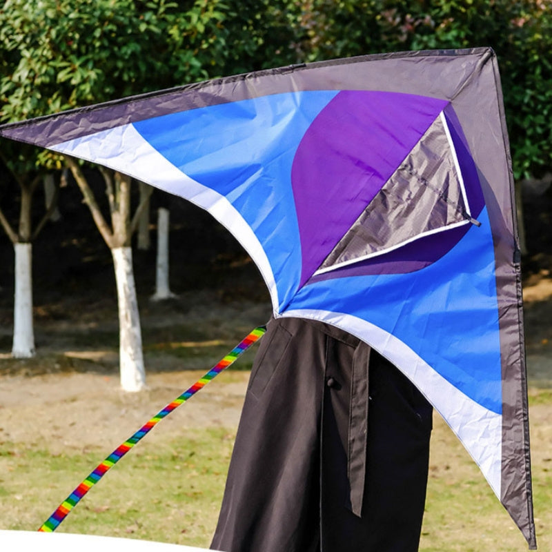 Free shipping 2023 new Weifang net red long tail size kite children breeze easy to fly handheld line roulette adult special
