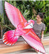 Free shipping 2023 new Weifang flamingo large and small kites for children breeze easy to fly handheld line roulette adults only
