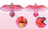 Free shipping 2023 new Weifang flamingo large and small kites for children breeze easy to fly handheld line roulette adults only