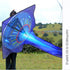 Free shipping 2023 new Weifang flying saucer boat large and small kites for children breeze easy to fly handheld line roulette adult special