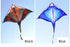 Free shipping 2023 new Weifang Devilfish large and small kites for children breeze easy to fly handheld line roulette for adults