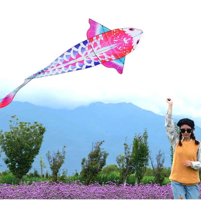Free shipping 2023 new Weifang carp goldfish size kite children breeze easy to fly handheld line roulette adult special