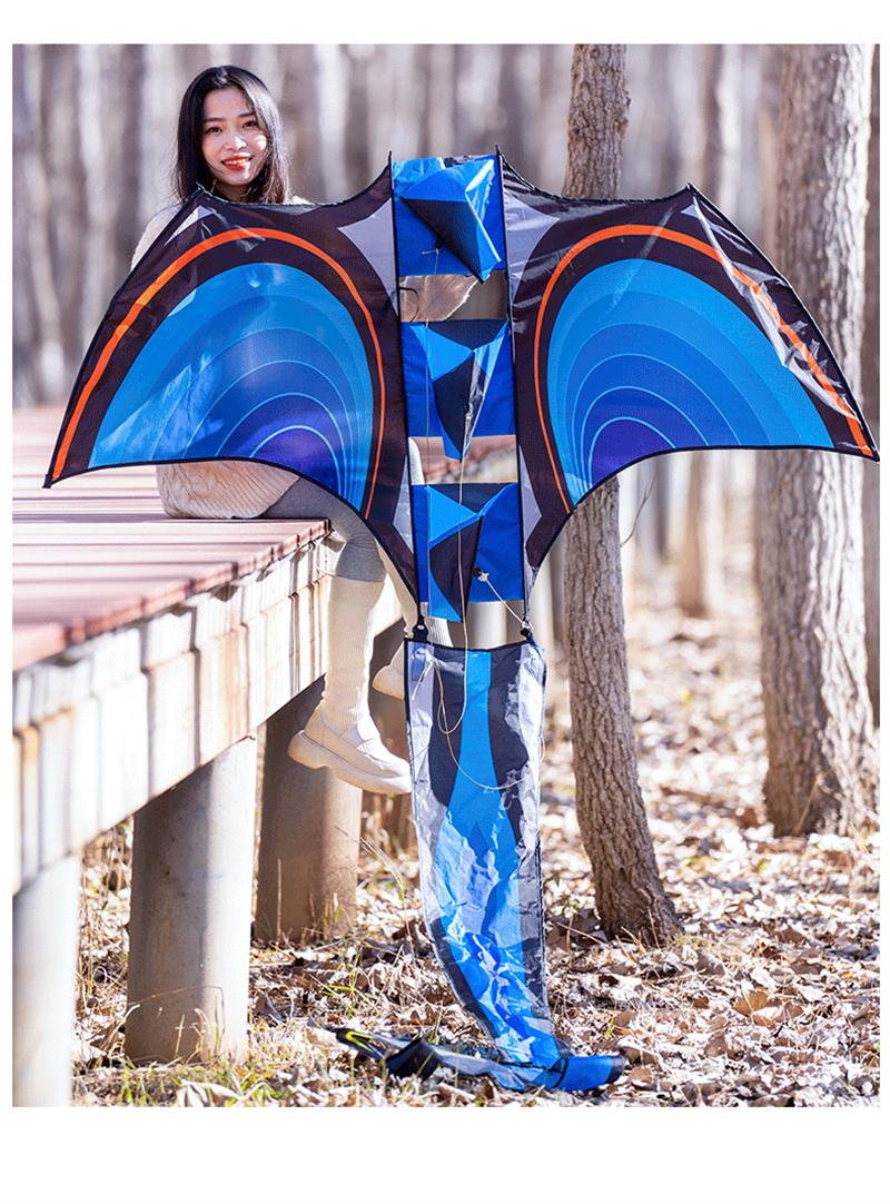 Free shipping 2023 New Weifang Terminator Size Kite Children Breeze Easy Fly Handheld Line Roulette Adults Only