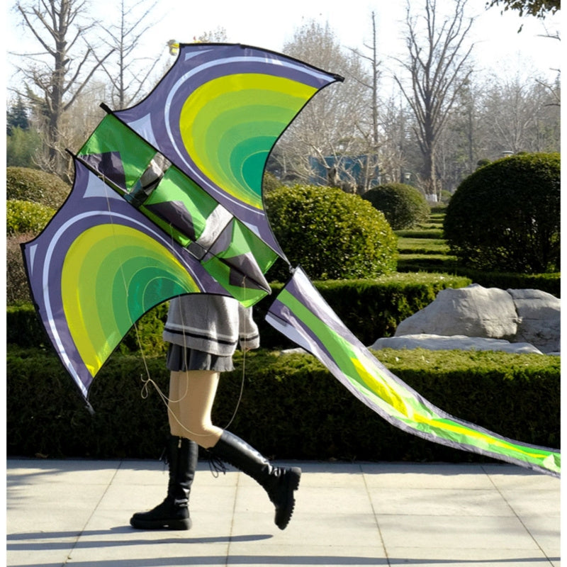 Free shipping 2023 New Weifang Terminator Size Kite Children Breeze Easy Fly Handheld Line Roulette Adults Only