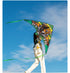 Free shipping 2023 new Weifang net red tiger size kite children breeze easy to fly handheld line roulette adult special