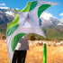 Free shipping 2023 new Weifang net red flying eagle size kite children breeze easy to fly hand-held line roulette adult special