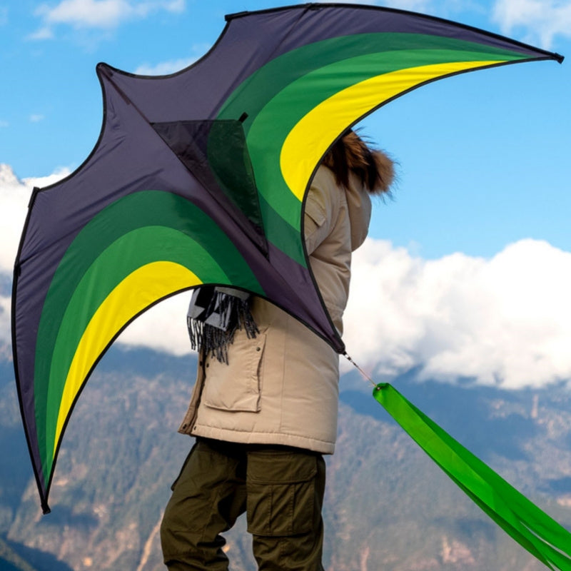 Free shipping 2023 new Weifang net red flying eagle size kite children breeze easy to fly hand-held line roulette adult special