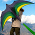 Free shipping 2023 new Weifang net red flying eagle size kite children breeze easy to fly hand-held line roulette adult special