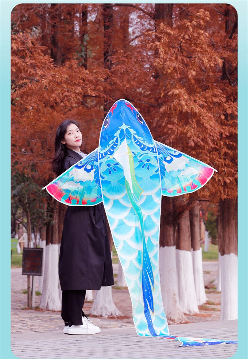 Free shipping Yunyan koi kite adults special children breeze easy to fly adult large senior net red 2023 new Weifang