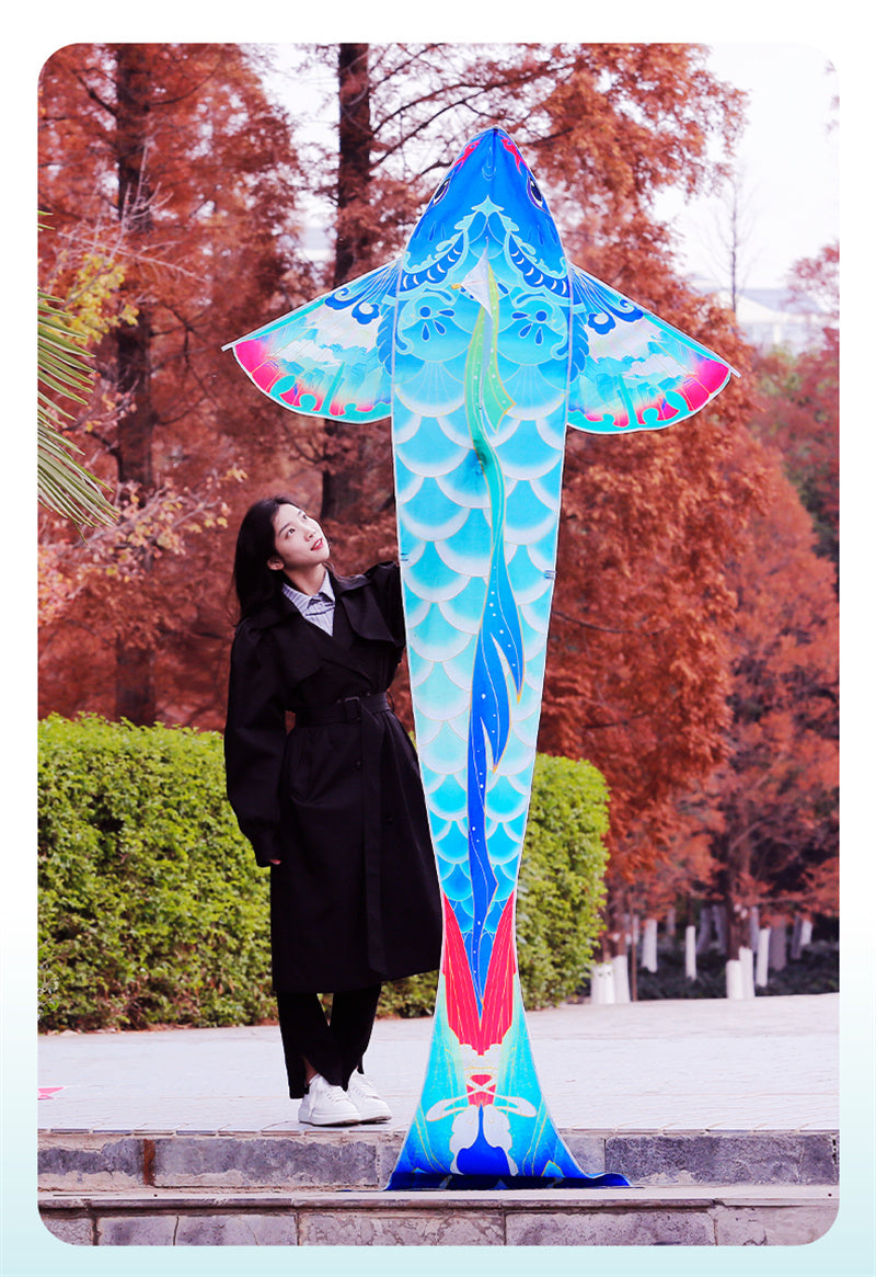 Free shipping Yunyan koi kite adults special children breeze easy to fly adult large senior net red 2023 new Weifang