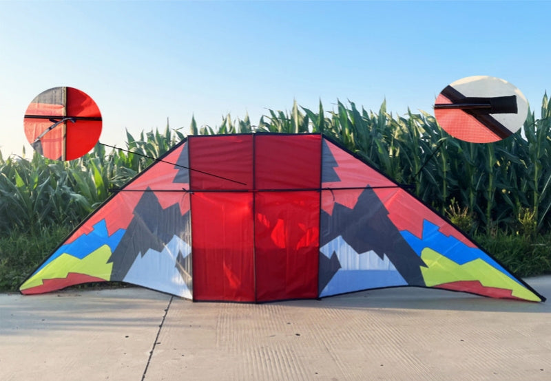 Free shipping 2023 new large glider kites adult special breeze easy to fly long tail high-grade net red wholesale resin bar
