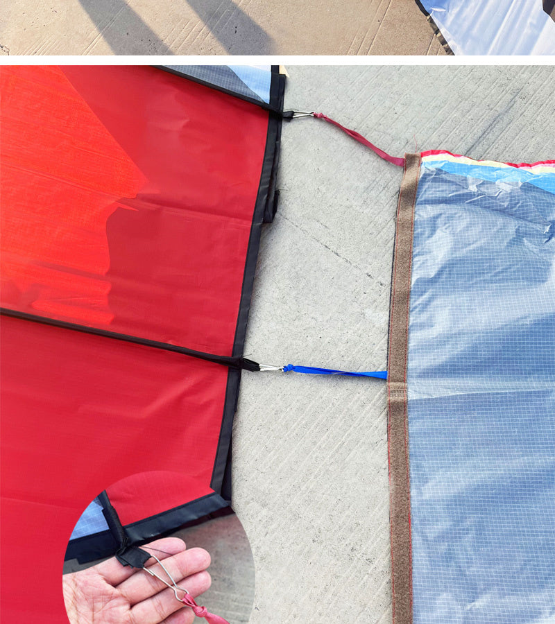 Free shipping 2023 new large glider kites adult special breeze easy to fly long tail high-grade net red wholesale resin bar