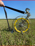 Free shipping 2023 Cool Xiang New Stainless Steel Backstrap Free shipping Wheel Kite Line Wheel with Brake Large Adult Professional Silent Spools