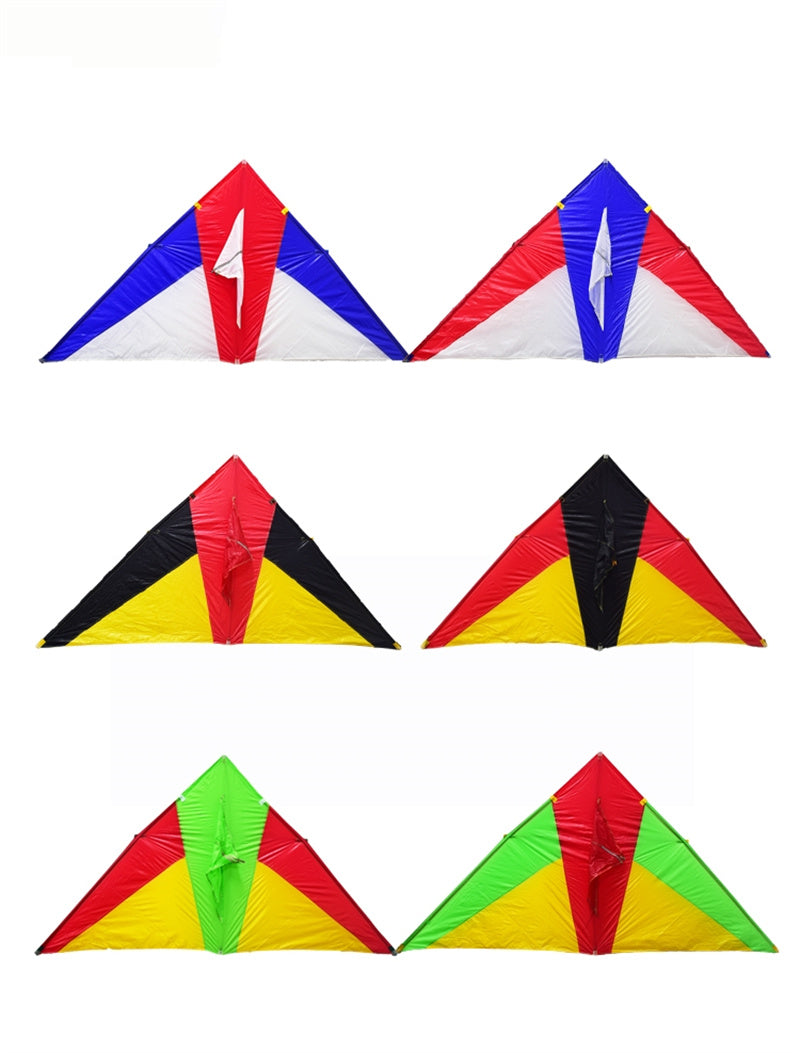 Free shipping 2023 new Wang foreign-accented Weifang kite large triangle umbrella cloth carbon rod adult breeze good flying beginner