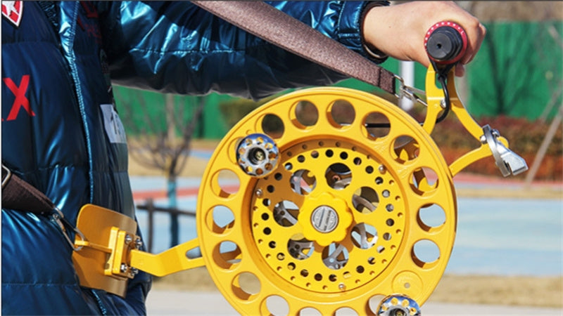 Free shipping 2023 New Weifang Victory 28 alloy backstrap wheel universal guide large adult kite line wheel sea fishing reel