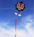 Free shipping 2023 new bull air rushing sky bull head tiger head gossip large adult long tail kite line wheel anti-gale good flying