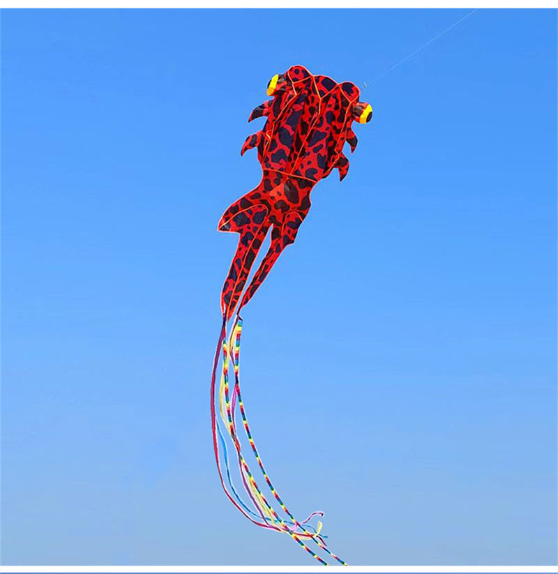 Free shipping Weifang soft goldfish kite new style 3D stereoscopic net red long tail good fly adults special high-grade large kites