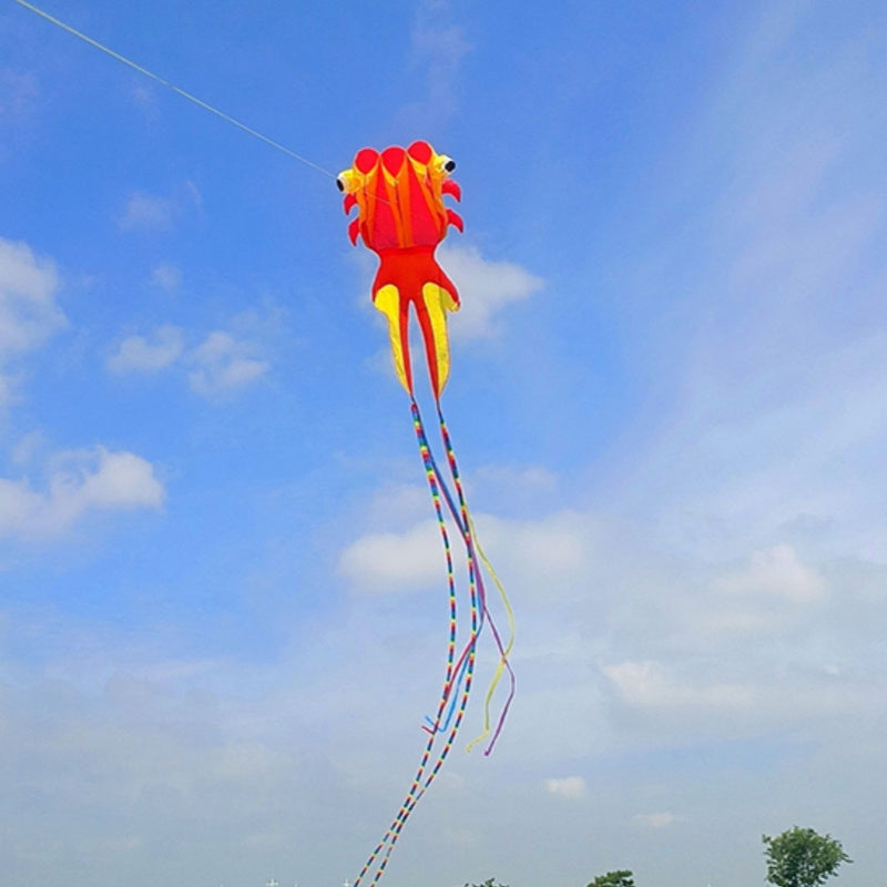 Free shipping Weifang soft goldfish kite new style 3D stereoscopic net red long tail good fly adults special high-grade large kites