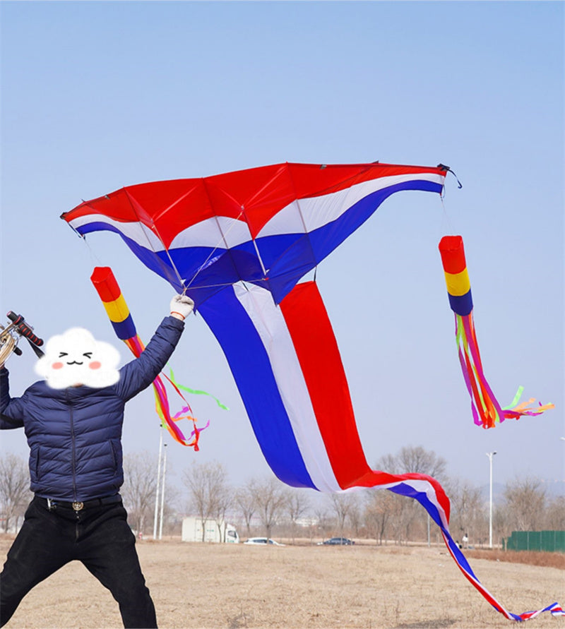 Free shipping 2023 new 544 soft parachute cloth glider kite adults special anti-gale plucking anti-gale carbon rod resin