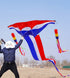 Free shipping 2023 new 544 soft parachute cloth glider kite adults special anti-gale plucking anti-gale carbon rod resin