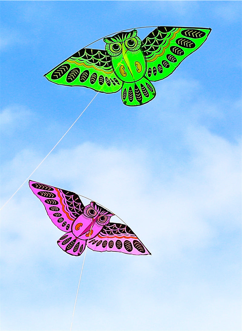 Free shipping Weifang kite adult large new breeze easy to fly children's kites cartoon animals with kite line wheel