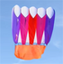 Five-hole Pilot Kite 6-10-16-22 Flat Winds Strong Tension Large Hangers Tianxiang Four-hole Bread