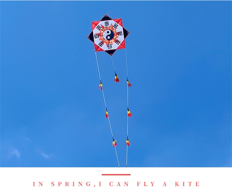 Free shipping Wind chaser new gossip kite large adult easy to fly long tail 1.2 meters 1.5 meters resin bar professional anti-gale