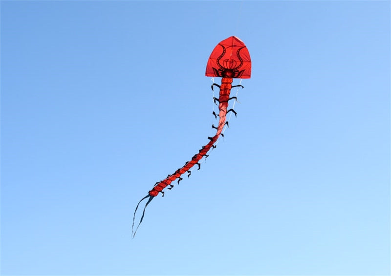 Free shipping 2023 new centipede kite adult large upscale long tail breeze easy to fly snake centipede giant weifang kite