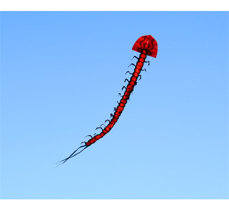 Free shipping 2023 new centipede kite adult large upscale long tail breeze easy to fly snake centipede giant weifang kite
