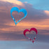 Free Shipping 3d kites heart kites flying nylon kites  factory