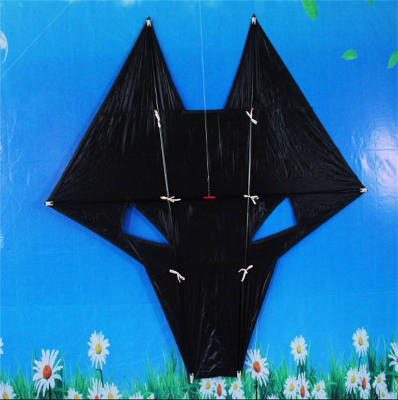 Free shipping New Weifang wolf head totem kite adult large anti-gale triangle kite professional high-grade breeze easy to fly