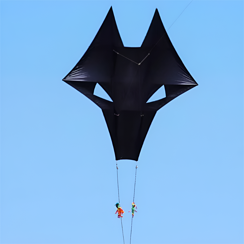 Free shipping New Weifang wolf head totem kite adult large anti-gale triangle kite professional high-grade breeze easy to fly