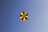 Free shipping Weifang kite new pentagram umbrella cloth carbon bar easy to fly large adult long tail anti-gale line wheel package delivery