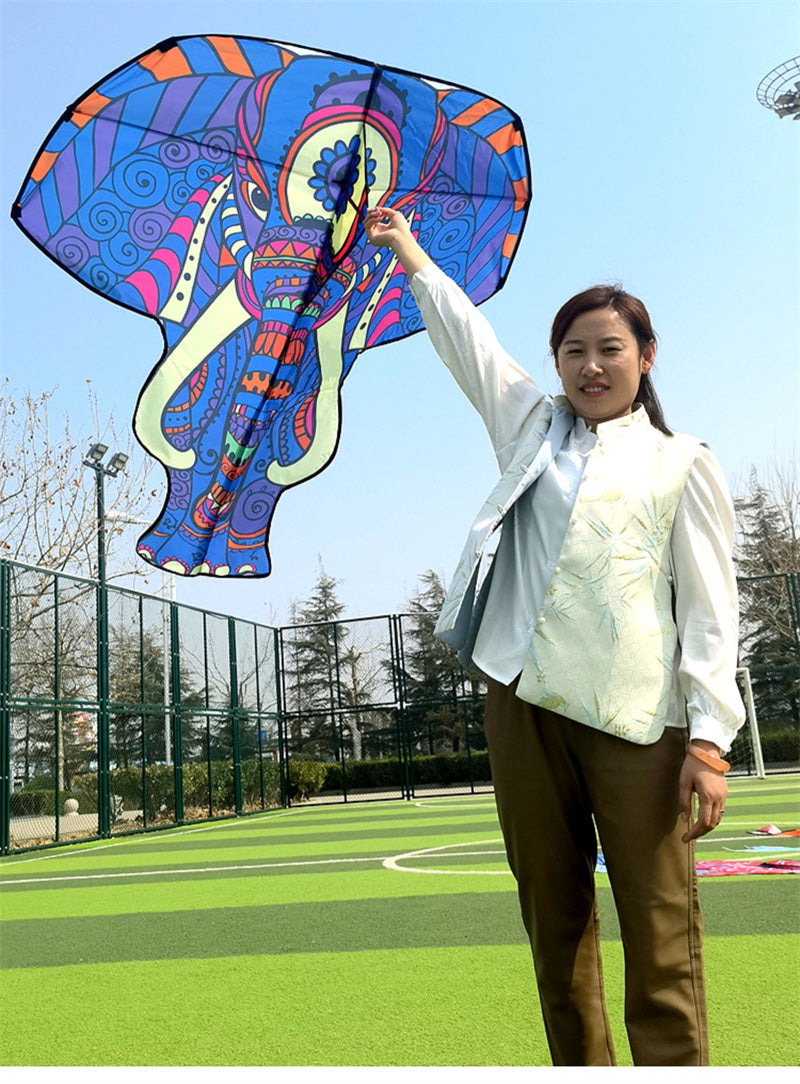 Free shipping Elephant kite children cartoon adult adult kite Weifang elephant kite personalized net red kite