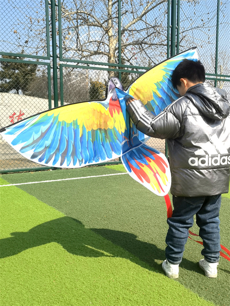 Free shipping Kite children Weifang parrot bee small elephant 2023 new kite peacock animal small adult large cartoon